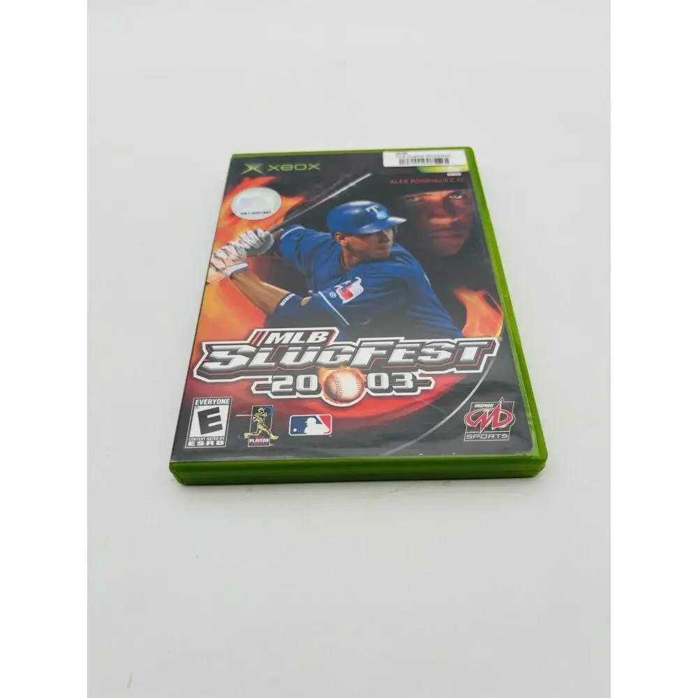 MLB SlugFest 2003 (Original Xbox) CIB Complete Tested Works Very Good Condition